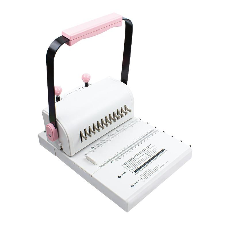 Double Coil with A Cutting Knife Punching Machine Multifunctional Binding Machine Document Bidding Document