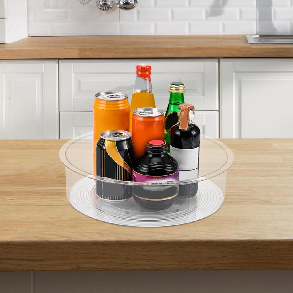 Turntable Organizer Rotation Non-Slip Perfume Storage Container Rack