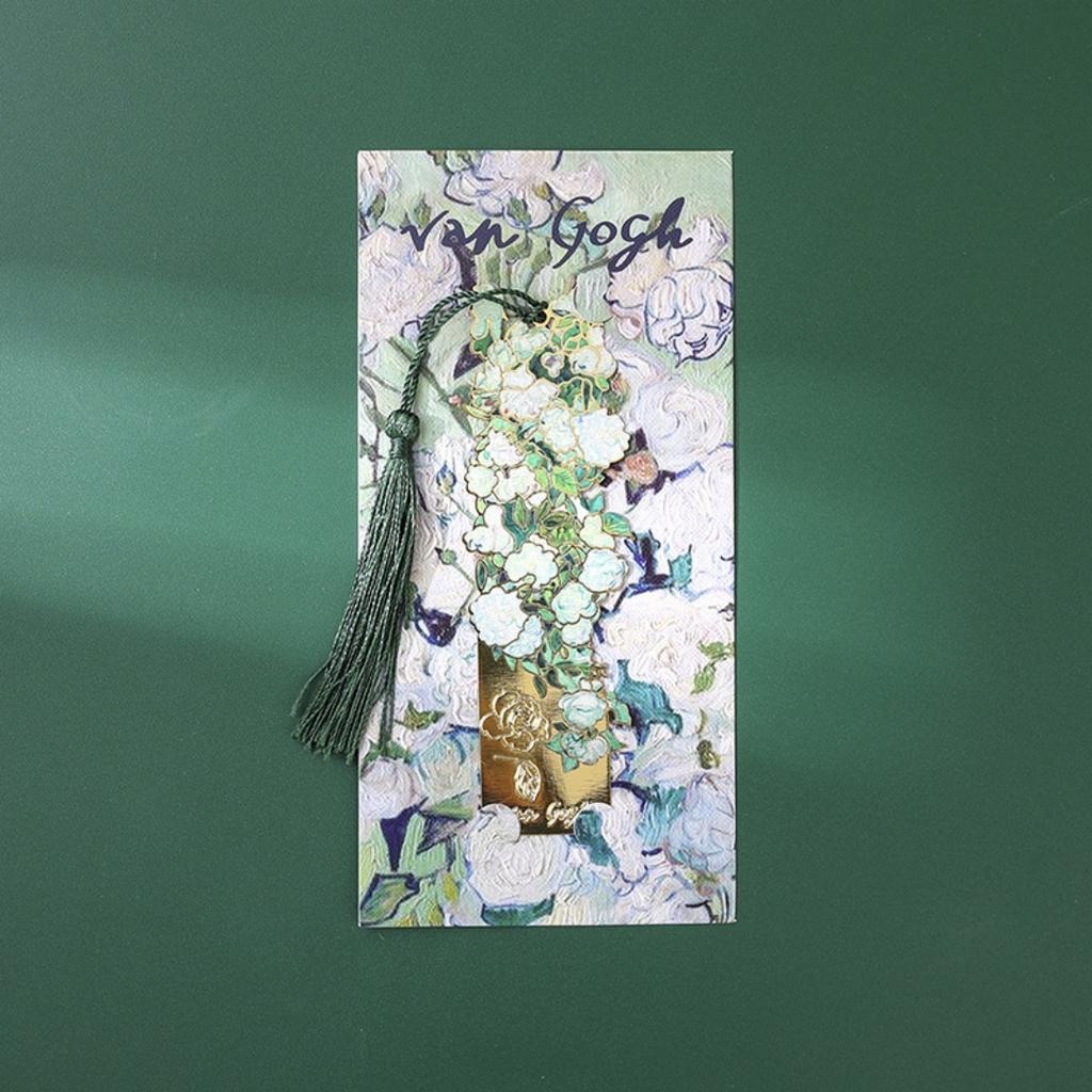 Oil Painting Bookmark Classical Vintage Art Bookmark Metal Bookmark Elegant Artistic Book Clip For Gift Giving Student Rewards