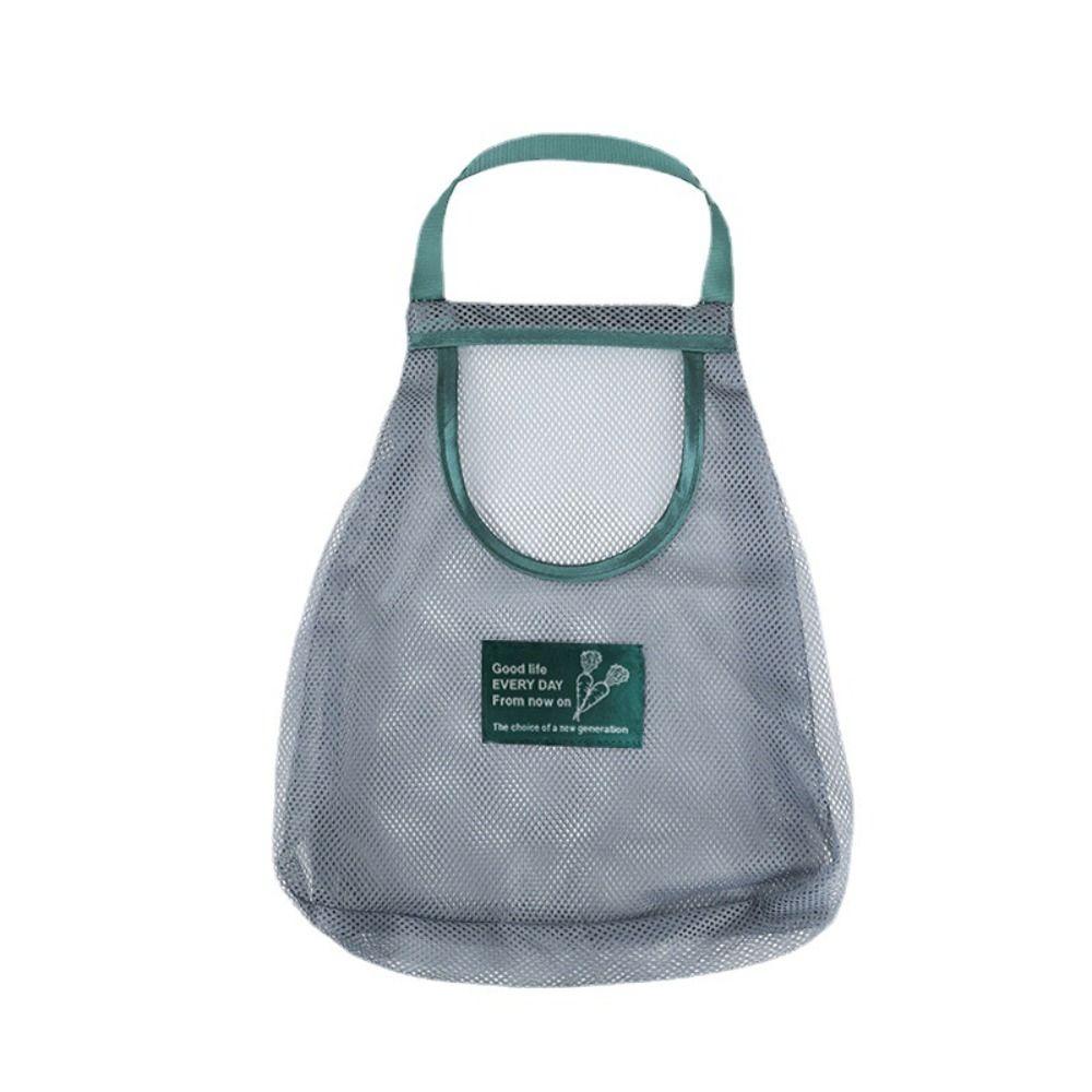 Gadget Home & Living Drawstring Mesh Bag Storage Mesh Pouch Fruit Vegetable Bags Hanging Pocket
