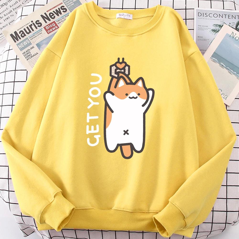 

Capturing Baby Fun Cat Милая принтованная одежда Унисекс и свободные удобные толстовки с капюшоном Унисекс Толстовки с капюшоном в стиле хип-хоп Японская мультяшная толстовка 4XL