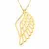Gold Angel Wing Necklace Guardian Angel Wing Silver 925