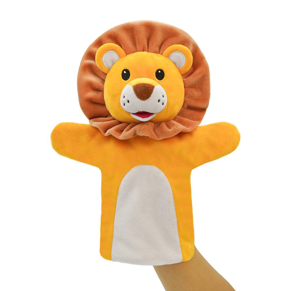Hand Puppet Toy For Kids With Plush Animal Design Soft Watermelon Microfiber For Educational Play