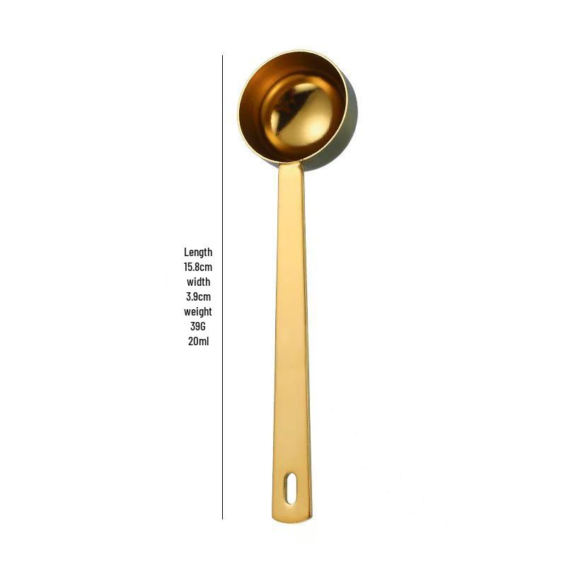304 Stainless Steel Measuring Spoons 5ml-30ml, Long Handle for Coffee, Milk Powder, and Baking