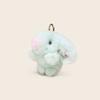 Bunny Keychain Plush With Flower Print For Bag Pendant Decoration Gift Kids