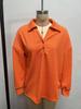 2025 European Fashion V-neck Button Waffle Knit Loose Pullover Long Sleeve Top