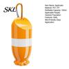 Washable Sunscreen Applicator Refillable Kids Applicator, 100ml Travel Roll on Bottle with Smooth Soft Sponge Ball, Portable Hanging Dispenser
