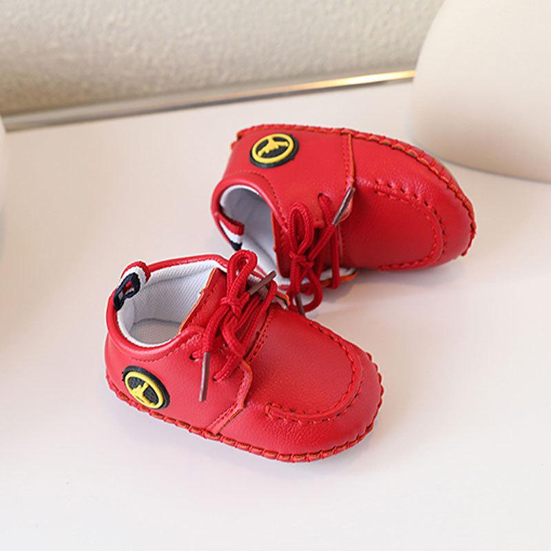 Baby Toddler Soft Sole Shoes With Tie Closure For Boys And Girls