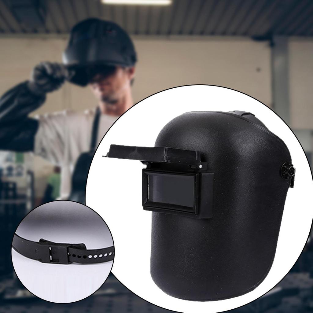 Flip up Welding Face Cover Auto Darkening and Clear Lens Multipurpose Ergonomic for Mechanical