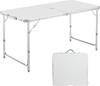 Camping Udendørs Højde Kompakt Nem Samling 006 120cm x 60cm x Bord, Bord, Foldbar, 120cm, 3-Trins Justering, Enkelt/Sæt, Picnic,