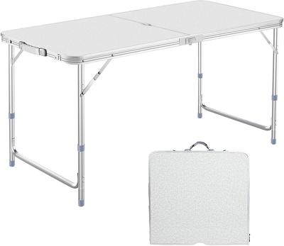 Camping Outdoor Height Compact Easy Assembly 006 120cm X 60cm X Table, Table, Folding, 120cm, 3-Stage Adjustment, Single/Set, Picnic,