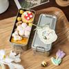 Rectangular Tinplate Cookie Tins Box With Lid Dustproof Home Kitchen Desktop Storage Tin For Candy Coffee Tea Jewelry Chocolate