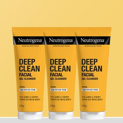 Neutrogena Deep Clean Facial Cleanser 100gx3