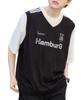 WEGO Knit Vest Ensemble with Game Size Summer Clothes Men's 2-Piece Logo, M, Black,
