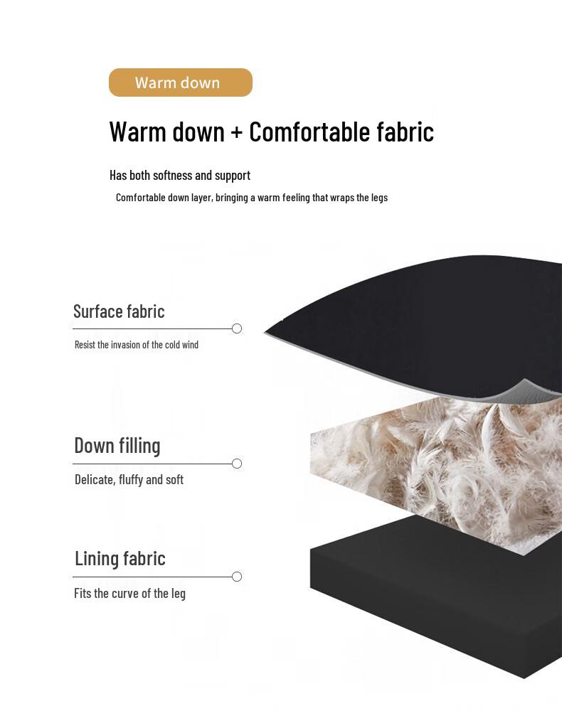 Yalu YYXFF998 Women's Slim-Fit Down Trousers