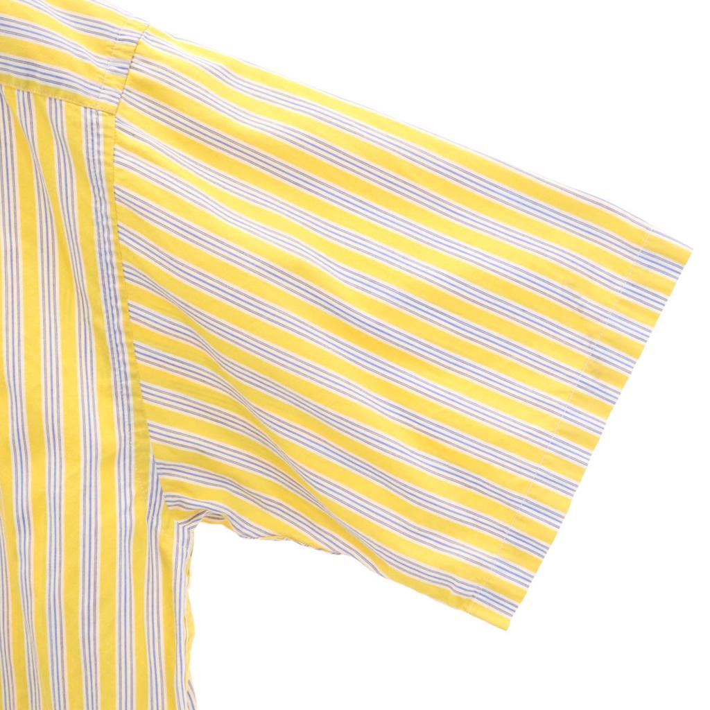 Tommy Hilfiger 90s Old Flag Tag Striped Pattern Short Sleeve Button Down Shirt Men's Used