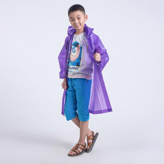 Raincoat Colorful Windproof Fast Drying Convenient Children Raincoat for Fishing