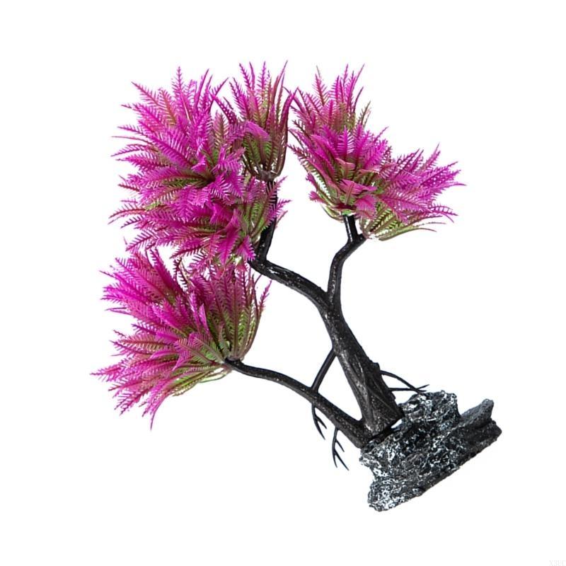 Aquariums Resins Decoration Aquariums Landscaping Water Plant Ornaments X3UC