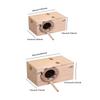 Wooden Bird Cage Nesting Box Breeding Hatching Nest for Parakeet Budgies Cocktail Finch Lovebird Parrot Birdhouse