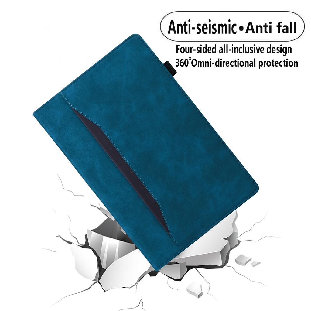 Tablet Case For Samsung Galaxy Tab S10 Lite / Tab S10 FE / Tab S9 FE PU Leather Protective Folio Cover with Card Holder