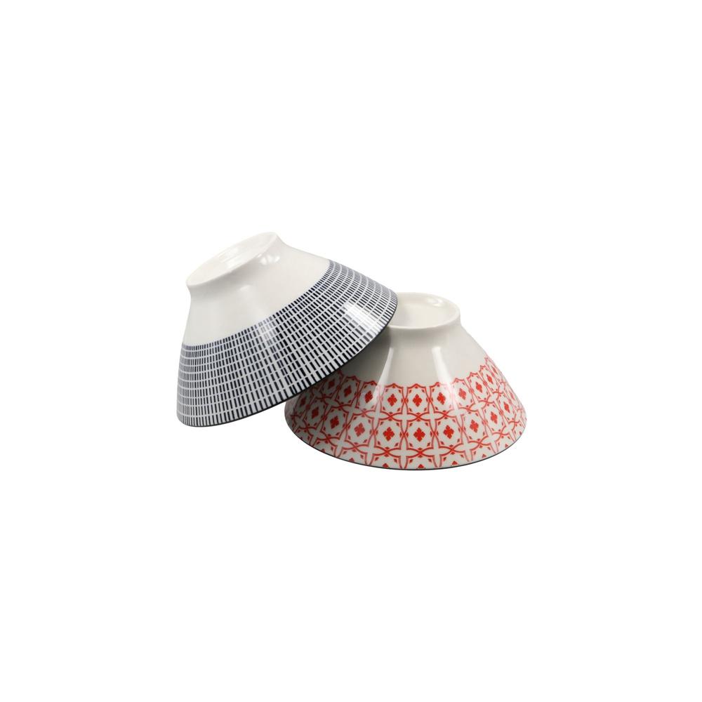 Ceramic Japanese Rice Bowls 5.5Inch Nordic Style Small Soup Bowls Dishwasher&Microwave Safe Safety Serving Bowl Salad