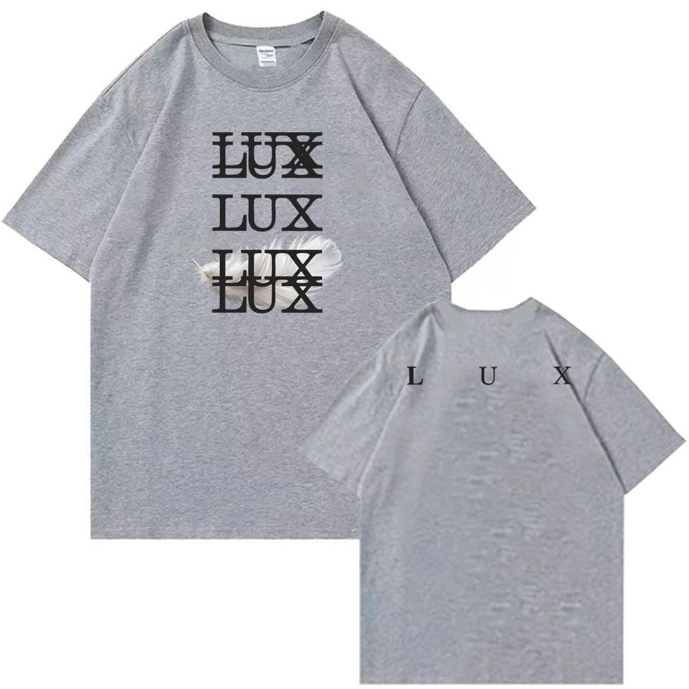 

ROSALIA LUX tour TSHIRT 2026 ROSAIA Same As Official Website High Quality Teeshirt Oversized Cotton Harajuku Round Neck TEES 2XL