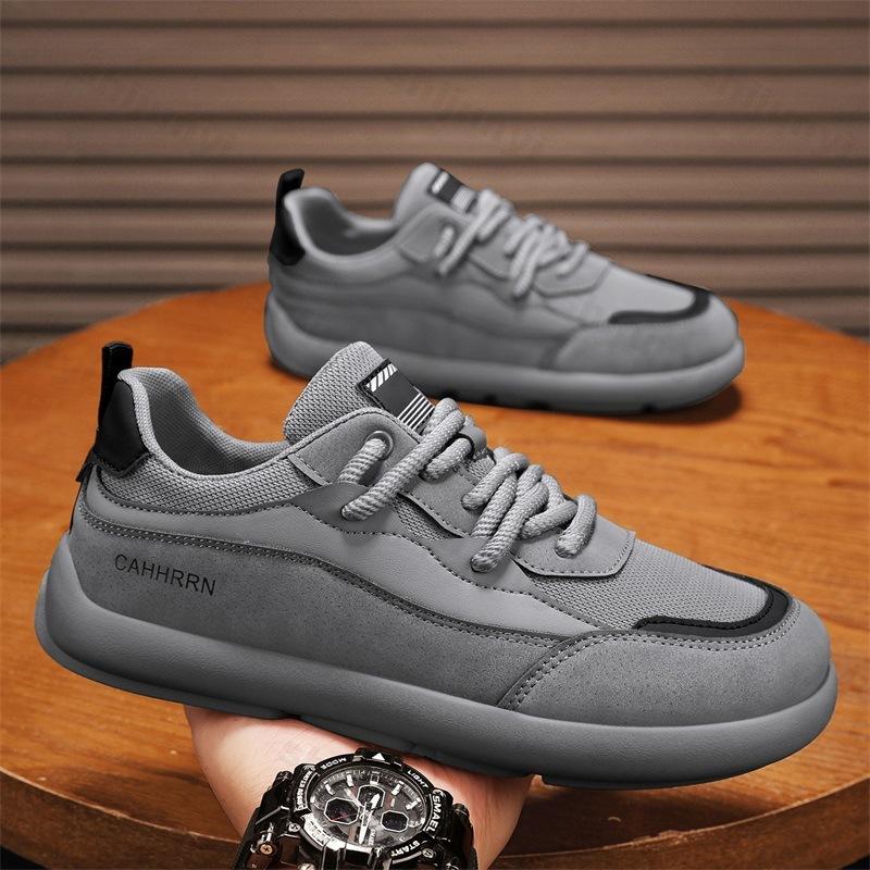 Fashion Men's Mesh Breathable Low Top Casual Sports Shoes 2025 Autumn Fashion Trend Versatile Comfortable Non Slip Niche Design Sneakers