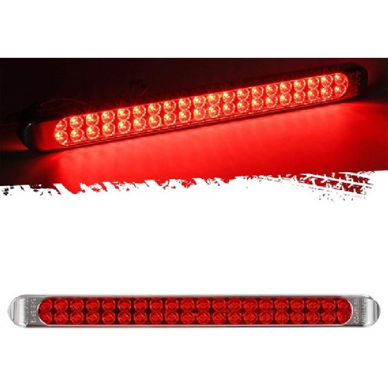 

17 Inch 40 LED Red Trailer Light Bar Waterproof Sealed 17 Utility Trailer