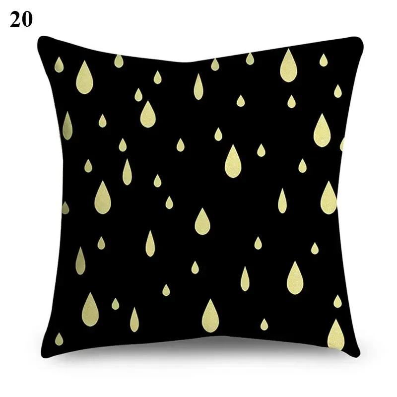 

Подушка с золотым фламинго, подушка с ананасом из золотой фольги, декоративная подушка для домашнего декора, наволочка для дивана 40x40cm