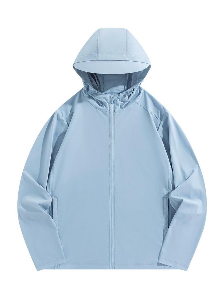 Ice Silk UPF50+ Sun Protection Cardigan - Men's & Women's Thin, Anti-UV Nylon Cover-up
