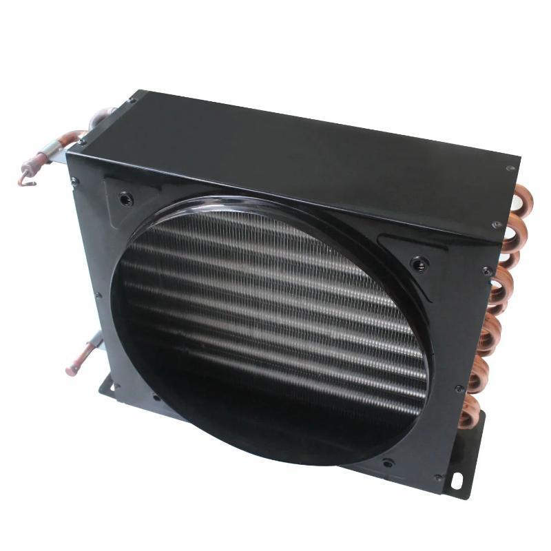 Fin Tube Radiators Fin Heat Exchangers Air Conditioner Condenser Aluminum Fin Condenser Coil for Refrigerator Freezer Copper