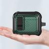 Luxury Carbon Fiber Texture TPU+PC Switch Earphone Case For Airpods 4 Shockproof Cover Airpods Pro 2 3 2 1 Accessories