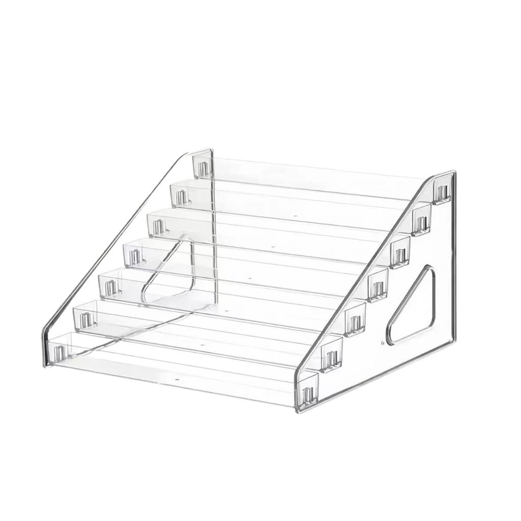 Jewelry Display Stand Transparent Figure Storage Multi-layer Acrylic Millet Badge Cosmetics Desktop Shelf Jewelry Box Organizer