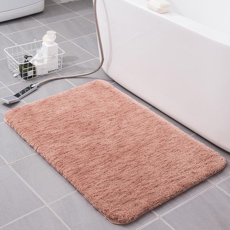 Thickened Velvet Carpet Kitchen Bathroom Absorbent Non-slip Mat