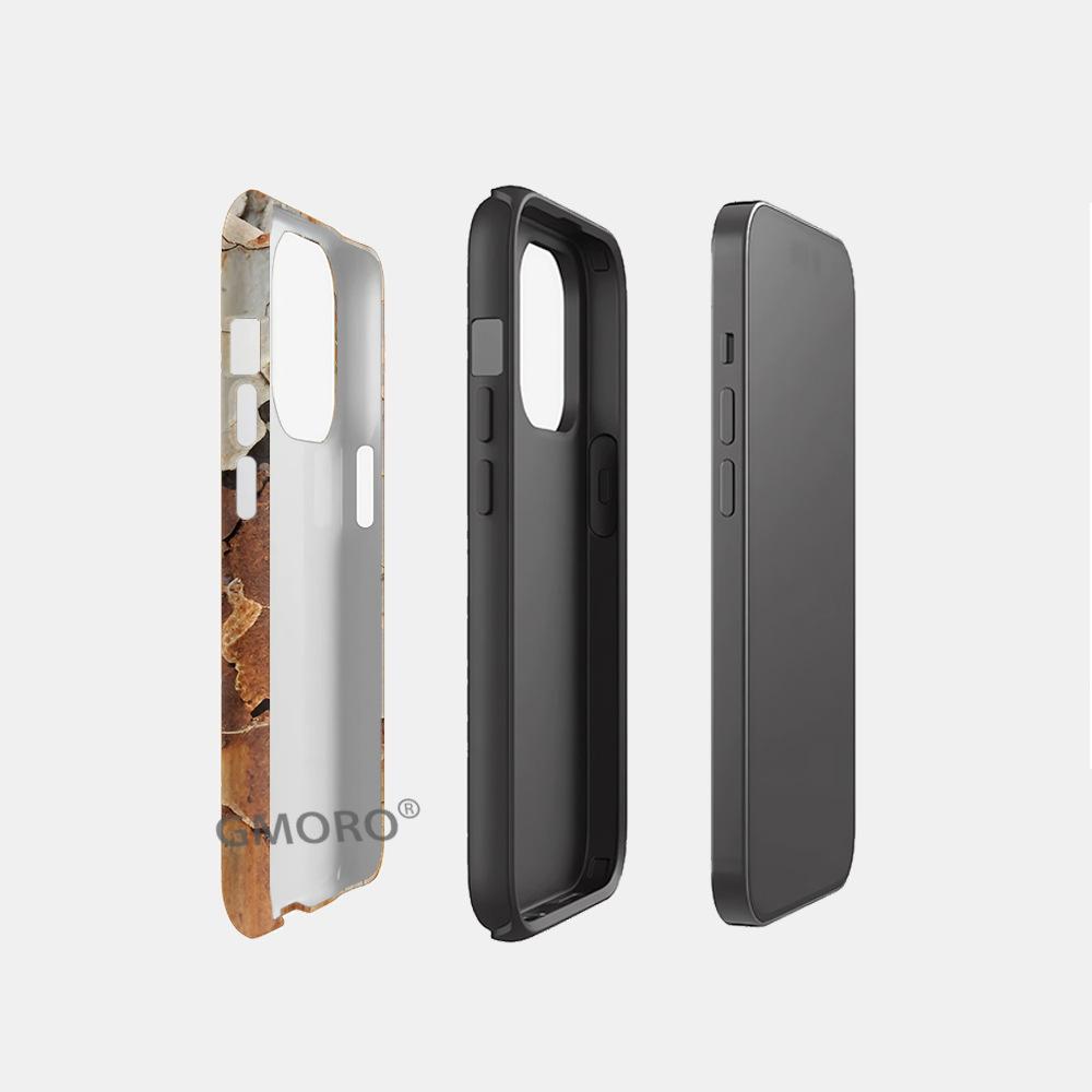 Industrial Wind Rust Old Isn't Retro Mottled Rust Mobile Phone Case Samsung S25Plus Film Case Anti-drop Light and Thin