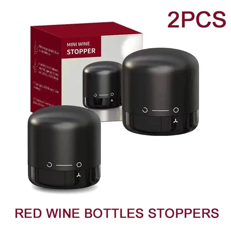 Mini Vacuum Wine Bottle Stopper Reusable Household Sealed Red Wine Bottle Stopper Champagne Bottle Stopper Bar Accessories