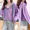 2024 New Korean Style Women's Petite Loose Jacket - Versatile Spring/Autumn Short Jacket