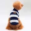 Special Autumn and Winter Pet Clothes Coral Fleece Striped Warm Dog Teddy Thicker Than Bear Small and Medium Dogs