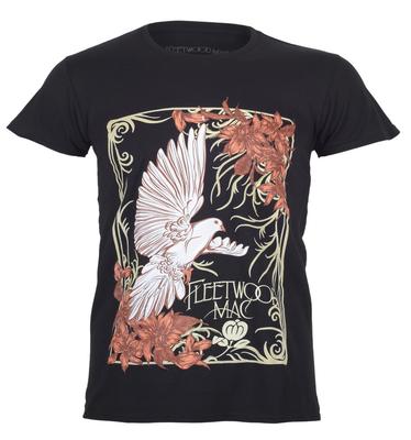 T-shirt Fleetwood Mac Colomba Ufficiale Nera Nuova
