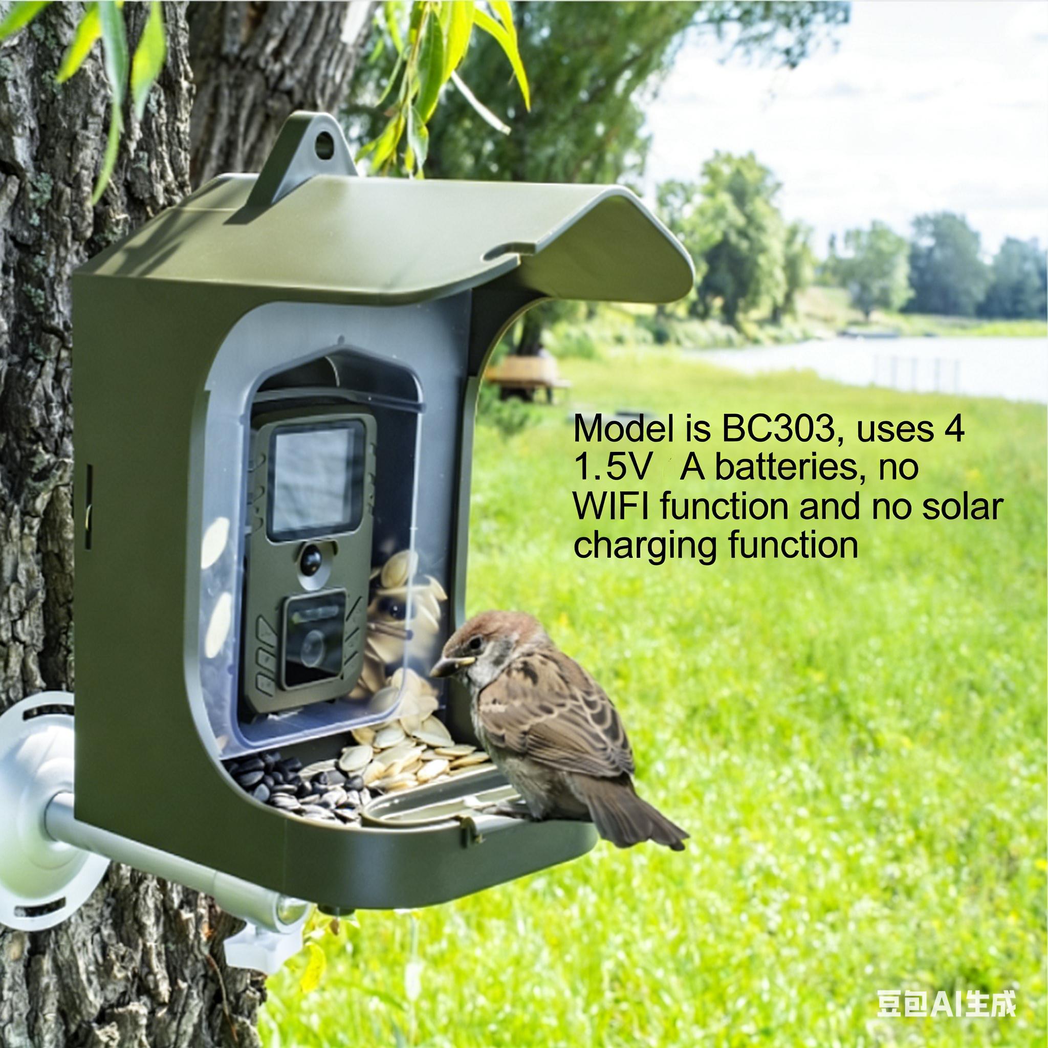 Smart Feeder with Camera Solar Powered, 2K HD Video 24MP Photo Night Vision, Dual Food Troughs for Hummingbirds & Wild Bird французские вина
