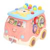Bus Beat A Mole Toy Educational Sound Light Interactive Musical Learning Activity Cube Bus Toy for