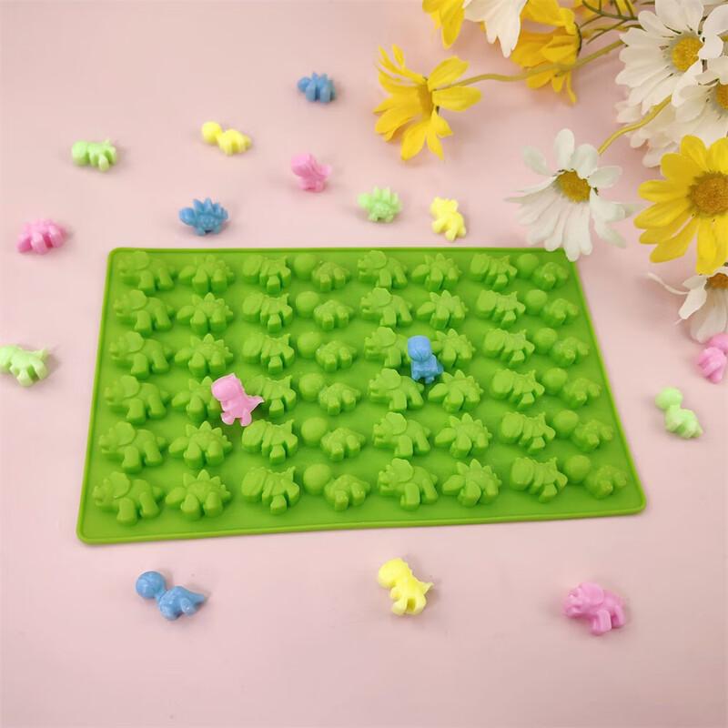 

48-Cavity Cute Dinosaur Silicone Mold