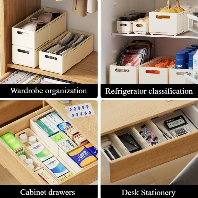 1pc Multi Function Storage Box Underwear Storage Box Retractable Drawer Cabinet Storage Box Large-capacity Home Classification