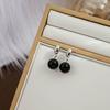 Simple And Cold Wind Pearl Earrings, Niche Complex Irregular Oval Earrings, High-End Earrings For Women