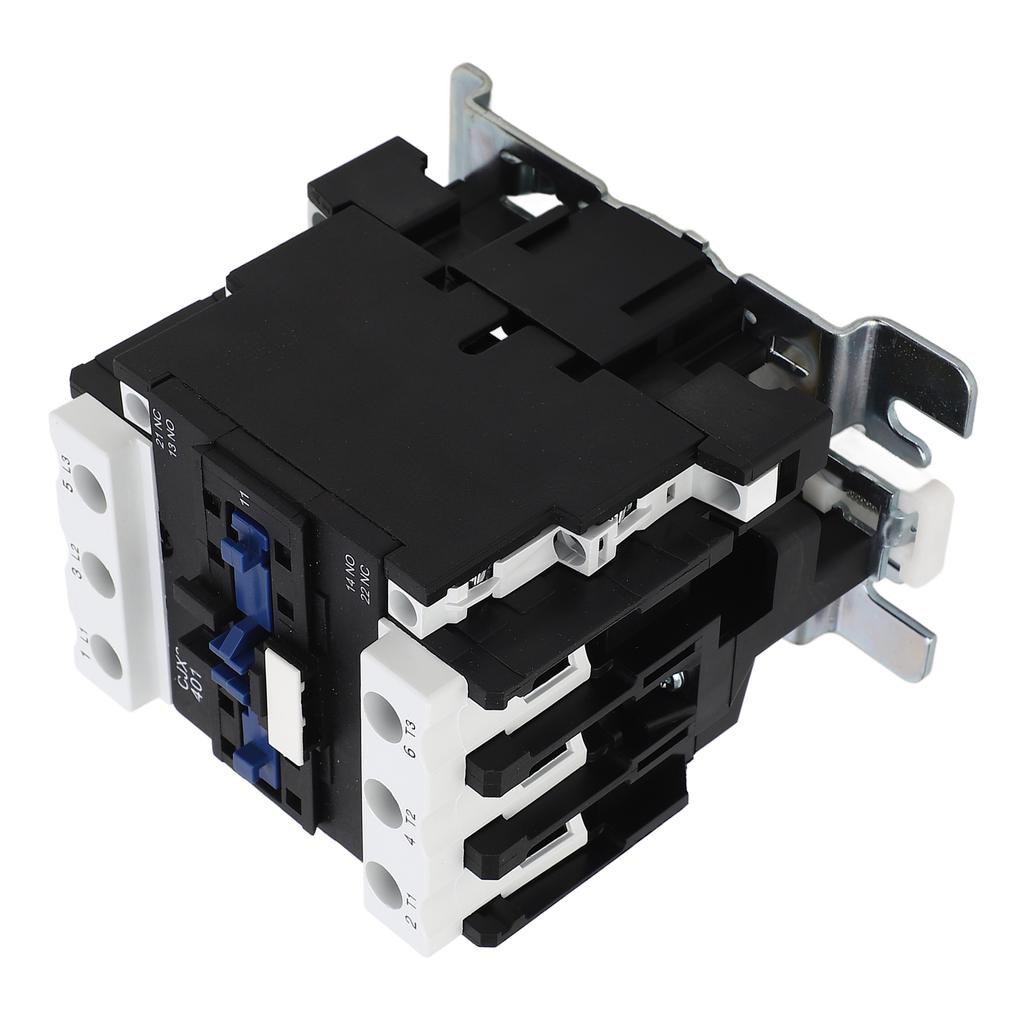 AC-Schütz 220V 3P 1Ö 1S Hilfskontakt 3Ö Hauptschienenmontage Silberkontakt Niederspannungsmotorsteuerung