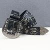 Crocodile Pattern American Western Rivet Spider Street Rivet Belt Punk Men's Belt Women