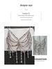 Rhinestone Tassel Body Chain Bikini Halter Bra - European & American Beachwear for Women