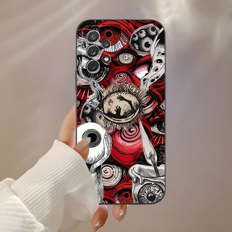 Scary Face Eyes Phone Case For Samsung A53 A52 A13 A73 A32 A51 A23 A22 A12 A02s A20e A40 A50 A21 A72 A70 Cover