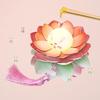 New Year's Lantern Festival Handheld Glowing Lotus Lantern - Chinese Style for Kids