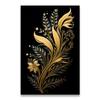 1pcs Canvas Painting Dark Golden Flower Wheat Canvas Painting Decorative Paintings Wall Decor Art Mural Wall Decoration for Home No Frame